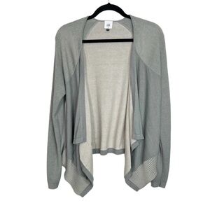 CABI draped open front Pocket Cardigan #5132 in Sage size Medium